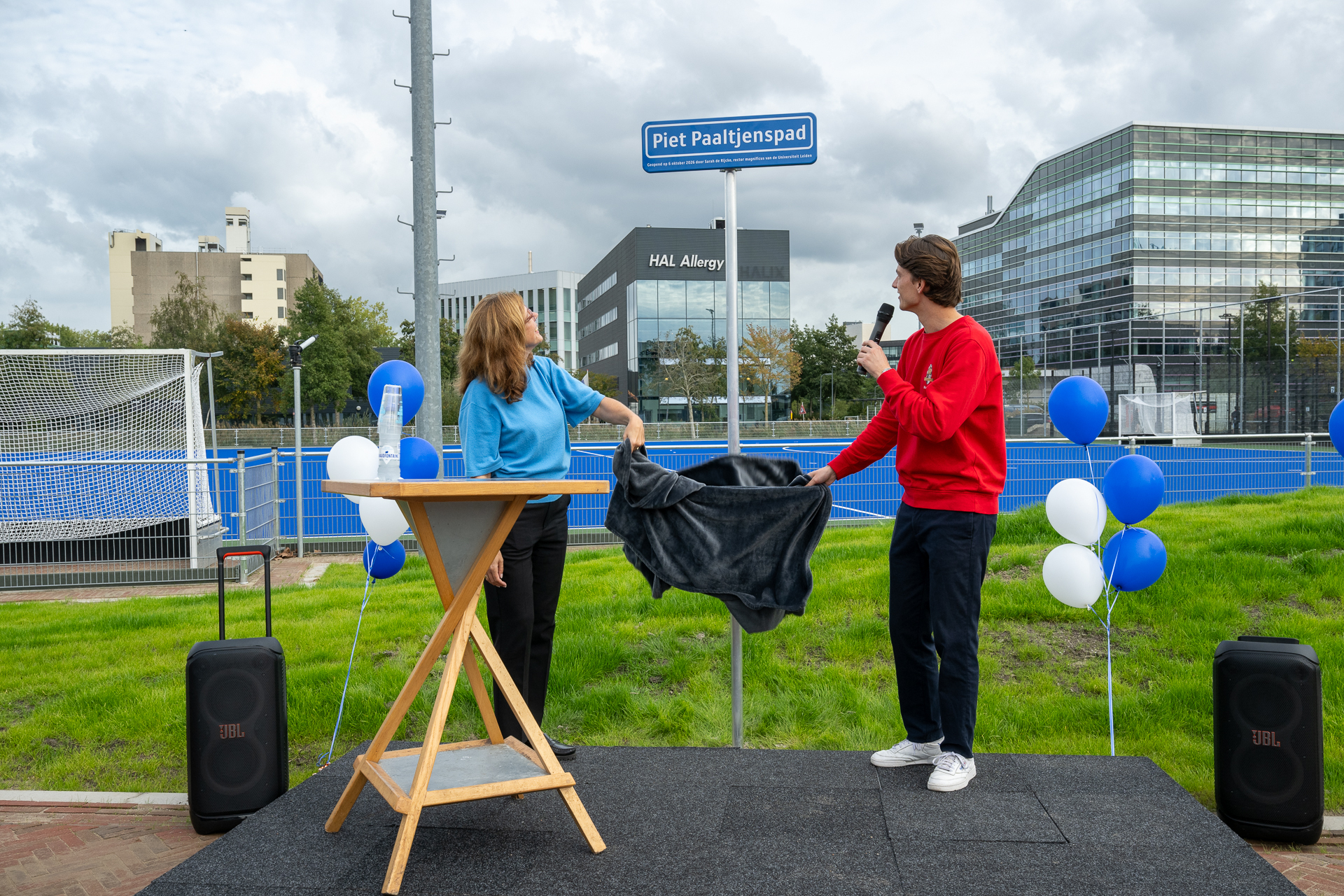 Buitensportvelden Universitair Sportcentrum Leiden officieel geopend